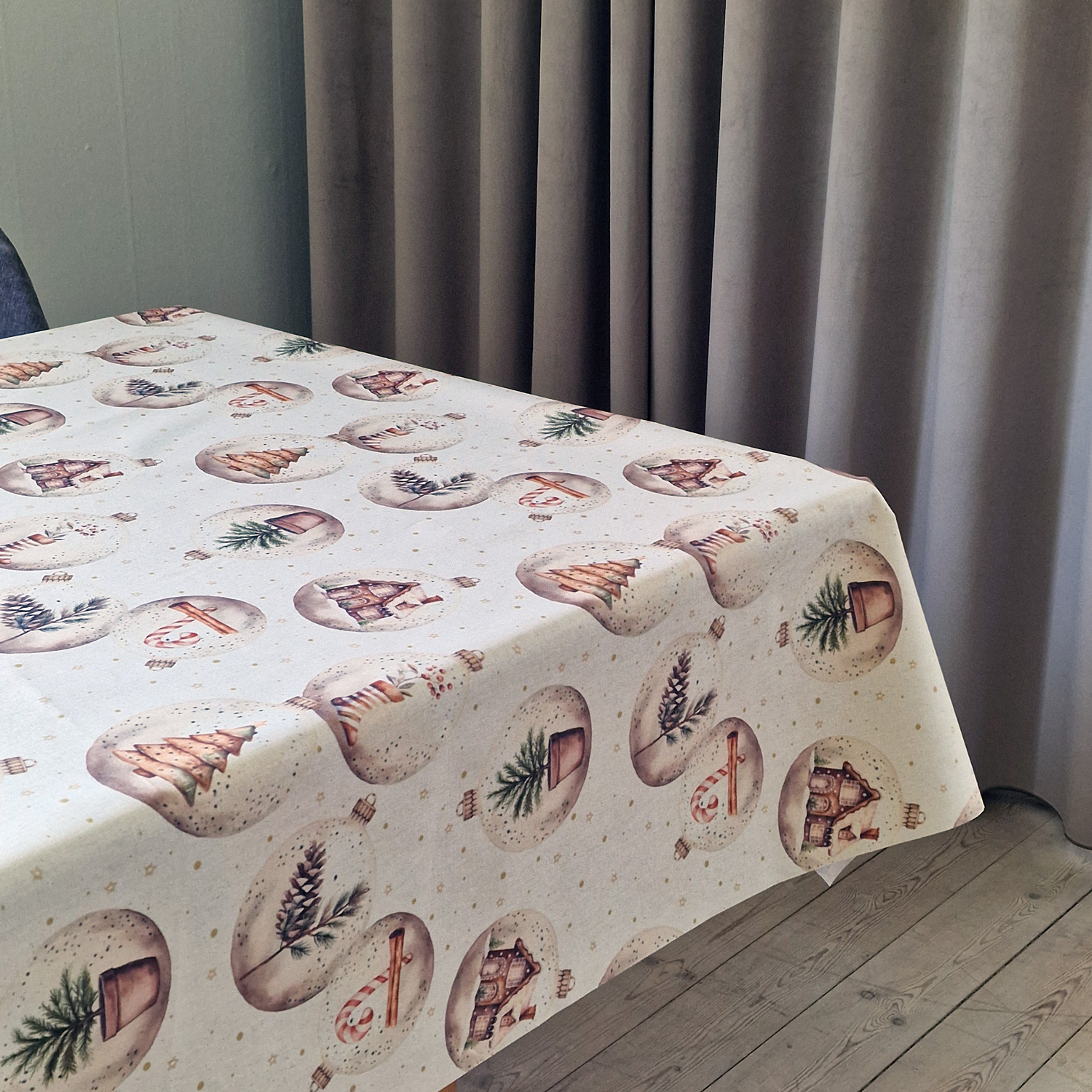 XMAS TINKLE TABLE CLOTH