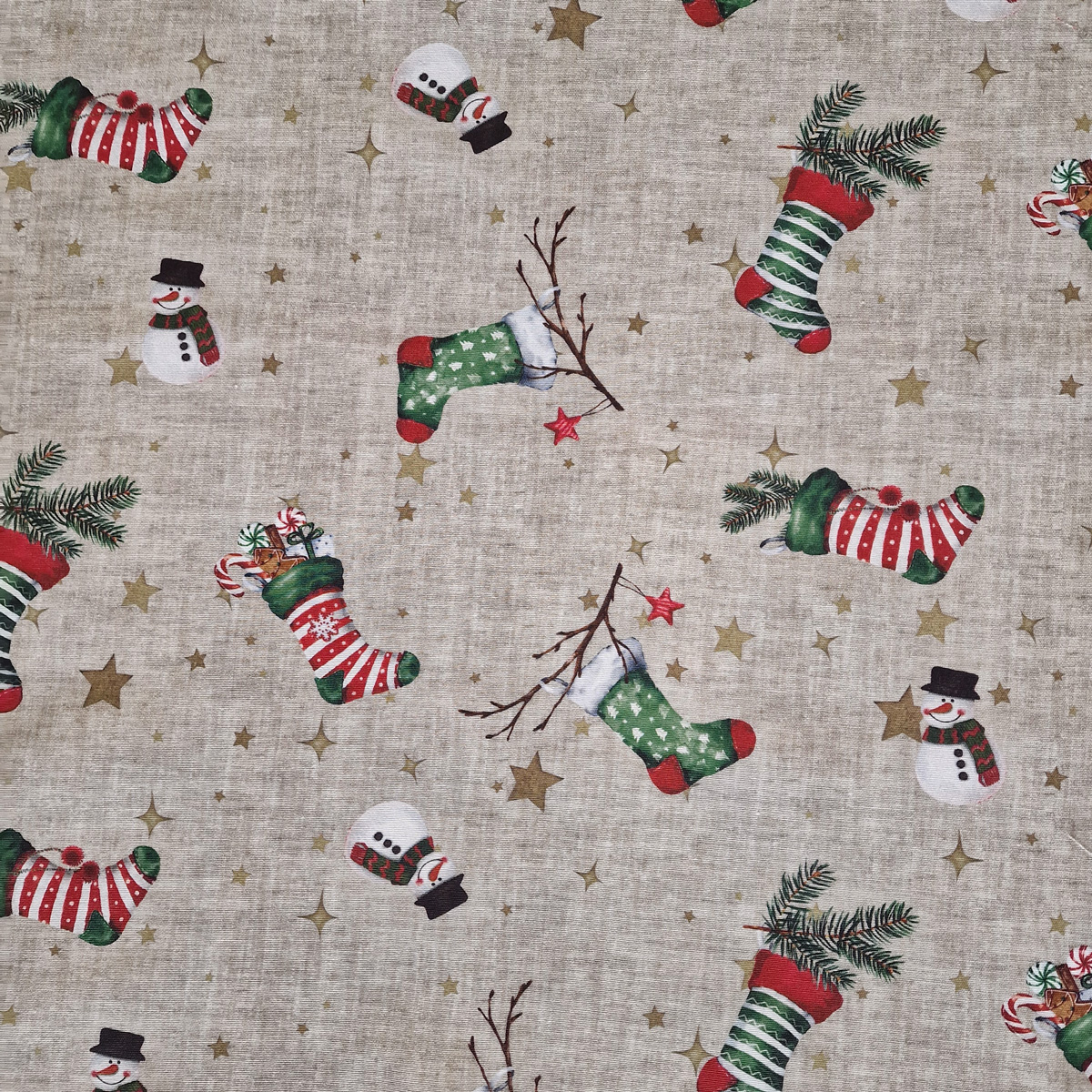 XMAS SOCKS TABLE CLOTH