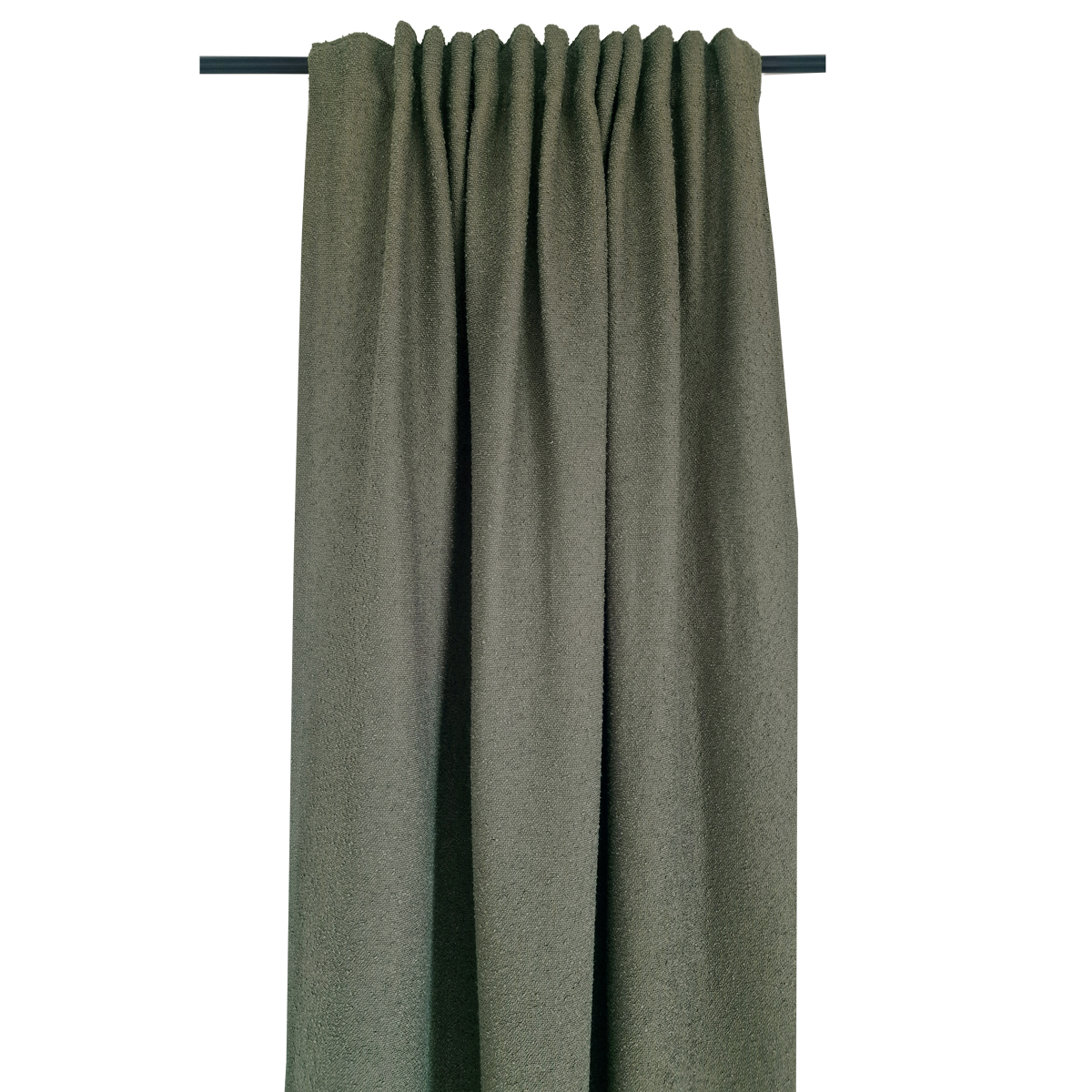 BOWLER BOUCLE CURTAIN W/MULTITAPE